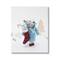 Stupell Industries Dalmatian Christmas Stocking Scene Canvas Wall Art